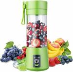 Metrolife Plastic Hand Juicer Portable Electric USB Juice Maker With 6 Blades Blender Bottle for Home & Travel