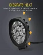 AUTOMUNK 9 Led fog light Fog Lamp Motorbike, Car, Truck, Van LED (12 V, 15 W) (Universal For Bike, Universal For Car)