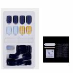 Coslifestore Press On Nails Pack of 30 With Full Application Kit With Nail Glue, Jelly Tabs, Manicure Tool, Diy Nail Art Set