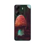GADGETSWRAP Printed Vinyl Skin Sticker for Tecno Pop 7 Pro - poisonous red mushroom macro