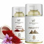 Wattle Castillo Kesar Chandan And Mounty Automatic Refill Room Freshener Combo (600Ml)