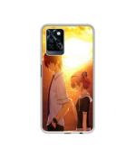 Casotec Girl Boy Sunset Sea Design Printed Silicon Soft TPU Back Case Cover for Infinix Note 10 Pro