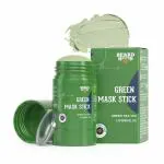 Beard Hood Green Tea Cleansing Mask Stick for Face | For Blackheads, Whiteheads & Oil Control | Made in India | Purifying Solid Clay Detox Mud Mask | With Hyaluronic Acid & Green Tea l Face Mask