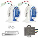 AllExtreme EXHRN02 MOCC Loud Snail Shaped Horn with 22 Sound Tone.