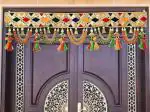 CraftVatika Toran for Door Latest Design Pooja Mandir Diwali Decoration for Main Door Wall Hanging