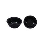 Caffeine Black Ceramic Serving Bowl (Set Of 2)