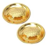 SK Craft Turtle Tortoise Plate for Good Luck (Pack of 2)