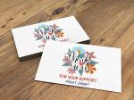 Printorbit 200 Pcs. Customised Mini Thank You Cards for Small Business, Return Gifts, Professional, Personal & Other Use (Size 3.5 inch by 2 inch) - 24 Designs (Pack of 200)