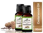 Aixa Cedarwood Essential Oil for Undiluted for Skin, Hair and Aromatherapy 15ml Pack of 2