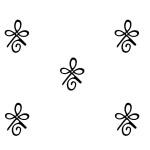 Comet Busters Trendy Black Bindis (BIN1087) Pack of 1