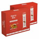 Hearty Bite Energy Bars Walnut, Almonds, Chia, Flax Seeds, Pumpkin Seeds, Black Raisins, Oats and Dates ( Pack of 20)