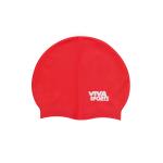 Viva Swimming Embossed Silicone Cap (Blue)