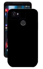 Shagya Google Pixel 2Xl Black Silicon Back Cover Case (Set Of 2)