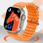 Savvy Bucket 8 ULTRA orange Smart Watch ( ORANGE STRAP, FREE)