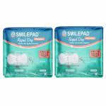 SMILEPAD Rapid Dry 320mm XXL super soft rash free premium sanitary napkins for women (20 Napkins)