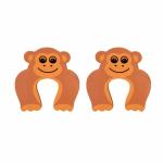 THE LITTLE LOOKERS Monkey Multipurpose Accidental Door Lock Protection for Babies (Pack of 2)