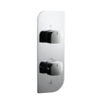 JAQUAR ALIVE Series Normal Flow Concealed Fitting 2 WAY DIVERTER (Chrome), ALI-85681K | Compulsory Accessory ALD-CHR-681 | Wall Mounted, Knob Selector No Button