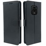 Balkans Redmi Note 9 Pro/Note 9 Pro Max/Poco M2 Pro/Redmi Note 10 Lite Flip Cover Leather Finish | Inside TPU with Card Pockets | Wallet Stand | Complete Protection Flip Case (Black)