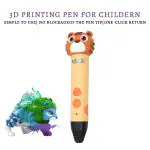 Protomont TECHNOLOGIES Melt3D The Crafter 3D Pen Inspire Kids Imagination with Tiger Designs (Orange)