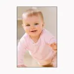 Generic Paper Self Adhesive Newborn Cute Baby Girl, Boy Wall Poster-769, 12 X 18 Inch