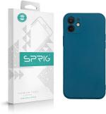Sprig TPU Matte Blue Back Cover For Apple Iphone 12
