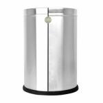 OPR Stainless Steel Solid Plain Open Bin| Steel Dustbin for Home, Kitchen, Office, Bedroom and Bathroom - (7x11 in. - 6 Liter)