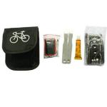 FASTPED 15 In 1 Bicycle Repair Tools Sets Multi-Purpose Mountain Bike Toolkit Puncture Tool Kit With Pouch