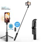 Filiz Q07 104 Cm Long With Flash Light Professional Video and Picture Catcher Bluetooth shutter remote with 120 mah Battery Selfie Stick with Tripod Stand Features Monopod