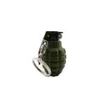 WILD WORLD Refillable Premium Strong Mini Hand|Grenade Shaped Smoke Lighter|COLOUR:-GREEN