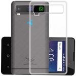 Casotec Soft TPU Back Case Cover for itel it1409 - Clear