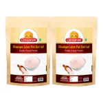 Ghotaram Authentic Himalayan Pink Rock Salt Powder | Low Sodium Himalaya Pink Rocksalt cooking Powder Rock Salt | Additive-Free, Gourmet Grade, Signature Quality | Saindha Sendha Salt-400GM*2Pack