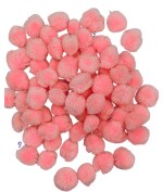 Goonmala 200 Pieces Pom Pom Balls for Arts & Craft, decoration works Light pink
