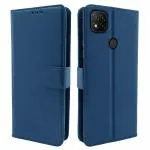 Balkans Mi Redmi 10A / 10A Sport / Redmi 9 / Redmi 9 Activ / 9C / Poco C31 Flip Cover Magnetic Leather Wallet Case Shockproof TPU for Mi Redmi 10A / 10A Sport / Redmi 9 / Redmi 9 Activ / 9C / Poco C31 (Blue)