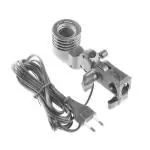 Boosty Photography Photo Light Lamp Bulb Holder E27 Socket Bracket Studio EU Plug Single Bulb Holder, Pack of 1