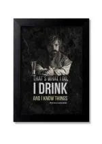 Blue Nexus Game of Thrones Tyrion Lannisters Wall Poster with Wall Frame Room Art Painting Collection A4 size 10x13