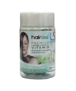 SHIVAMAX lesasha Premium 7 Natural Extracts & Hair Vitamins Serum (GREEN TEA & MINT) 20 Capsule 24 Ml