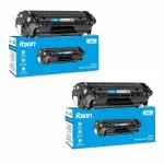 Foxin FTC 88A/CC388A (Pack of 2 Toner Cartridge),Black Laser Toner Cartridge Compatible for HP Laserjet Printer