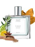 EM5 Code Perfume for Men Eau De Parfum Strong & Long Lasting Fragrance Citrus Leather Anis, 50 ml