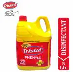 Trishul Black Phenyle, ISI Marked Liquid Surface Disinfectant, Kill Germs & Bacteria 99.99% (5 Ltr-Pack of 1)