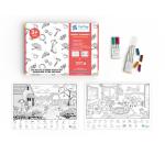 PepPlay Doodle Coloring Placemats For Kids- Find & Color Series