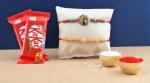 SurpriseForU Rakhi Chocolate Gift With Set of 2 Rakhi | Rakhi Gift with Sweet Kitkat | 22