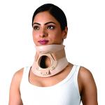 Accusure Beige Cervical Orthosis Ethafoam Cervical Collar For Men And Women (S)