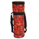 Kuber Industries Red Canvas Circle Design Water Bottle Cover