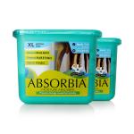 Absorbia Moisture Absorber XL with Activated Charcoal | Pack of 2 | 1L Absorption Capacity|Dehumidifier for Rooms & Wardrobes|Fights Against Moisture, Mould, Fungus & Musty Smells