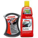 SONAX Wash & Polish (1L) + Sonax Multi Sponge