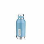 Vinod Bling Flask Water Bottle 500 ml - Fabricated High-Quality Stainless Steel Inside; Useful For Travelling, School, Office, Gym And College Etc (Sky Blue)