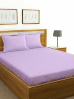 Bianca Hilton Orchid Abstract 100% Cotton Xl-King-Size Bedsheet with 2 Pillow Cover 274 x 274 cm