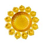 A.L. International Solid Brass Urli 1.2 Litres Diya Urli