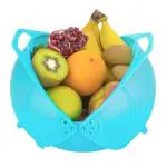 UTTARZONE Foldable Bowl for Fruits and Vegetable Washing, Water Strainer, Rice Bowl