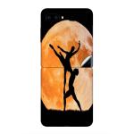 GADGETSWRAP Printed Vinyl Skin Sticker for Samsung Galaxy Z Flip - dancing in the moonlight